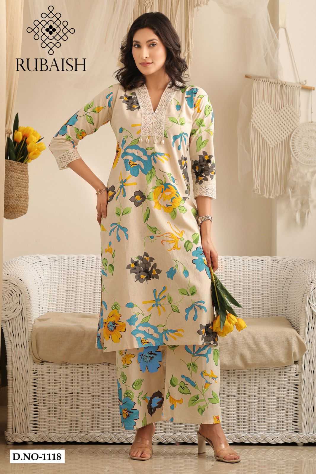 Ynf Cotton RIN190 336 Setwise Collections Wholesale Kurtis Catalogs Manufacturer
