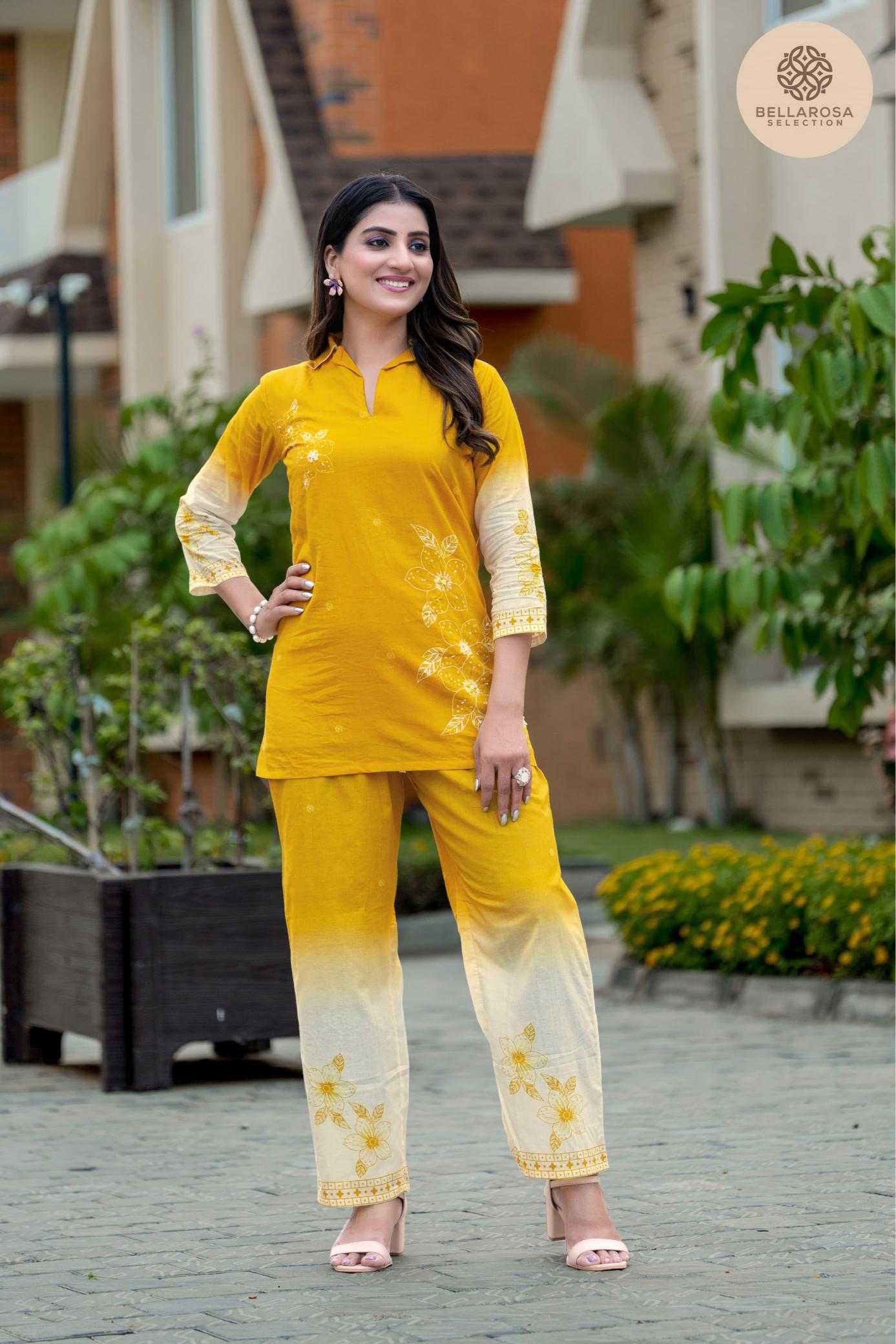 Ynf Cotton RIN190 BELLROSA-101 Setwise Collections Wholesale Kurtis Catalogs Manufacturer