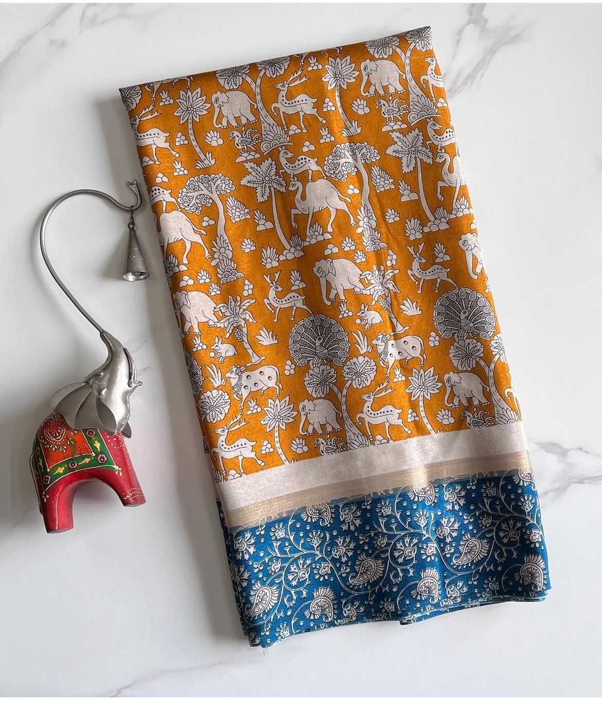 Ynf Cotton RIN203 Mangalkari Sarees Wedding Collections Festive Collections Wholesale Kalamkari Sarees Cotton Sarees Mulmul Cotton Sarees Manufacturer