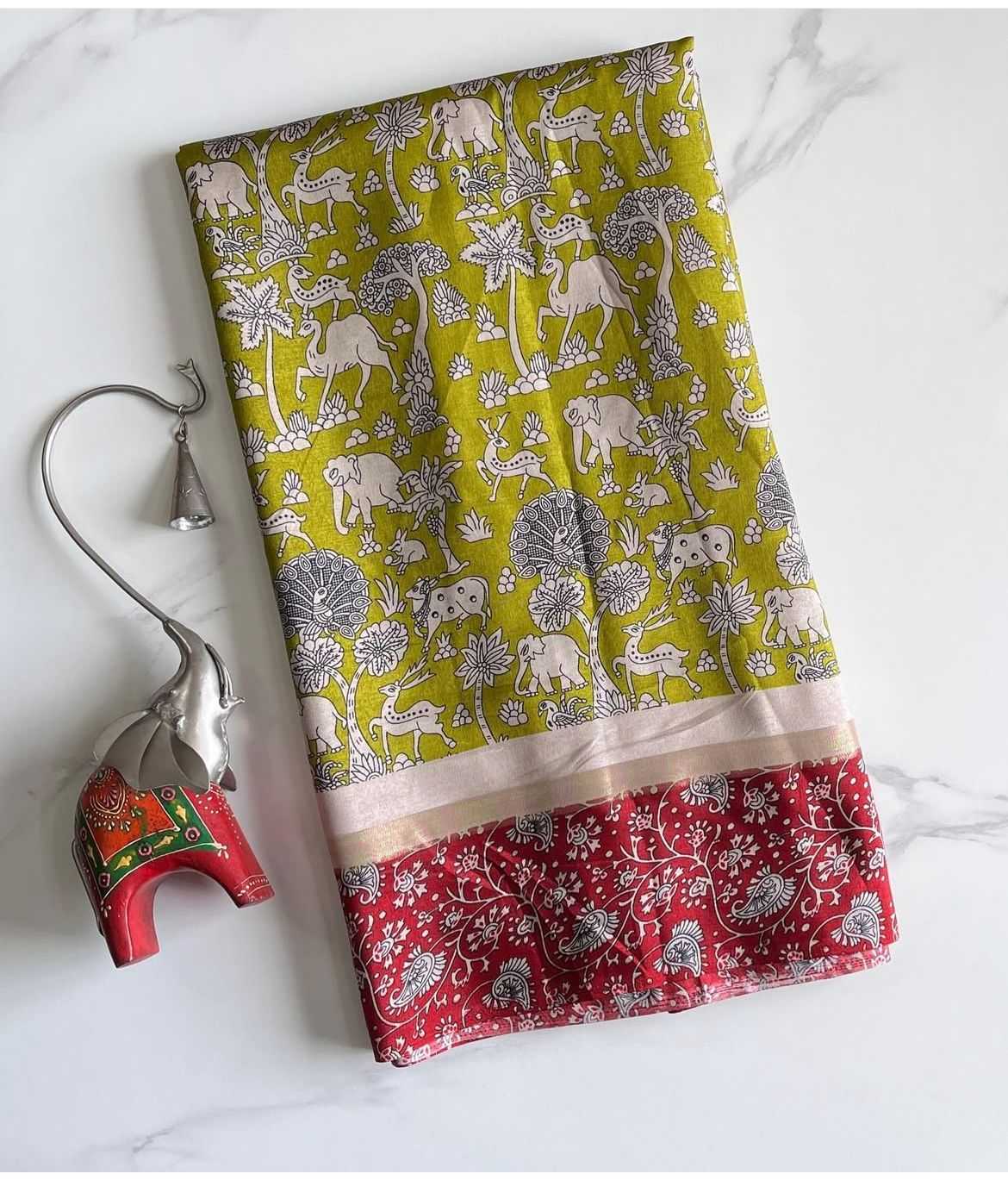 Ynf Cotton RIN203 Mangalkari Sarees Wedding Collections Festive Collections Wholesale Kalamkari Sarees Cotton Sarees Mulmul Cotton Sarees Manufacturer