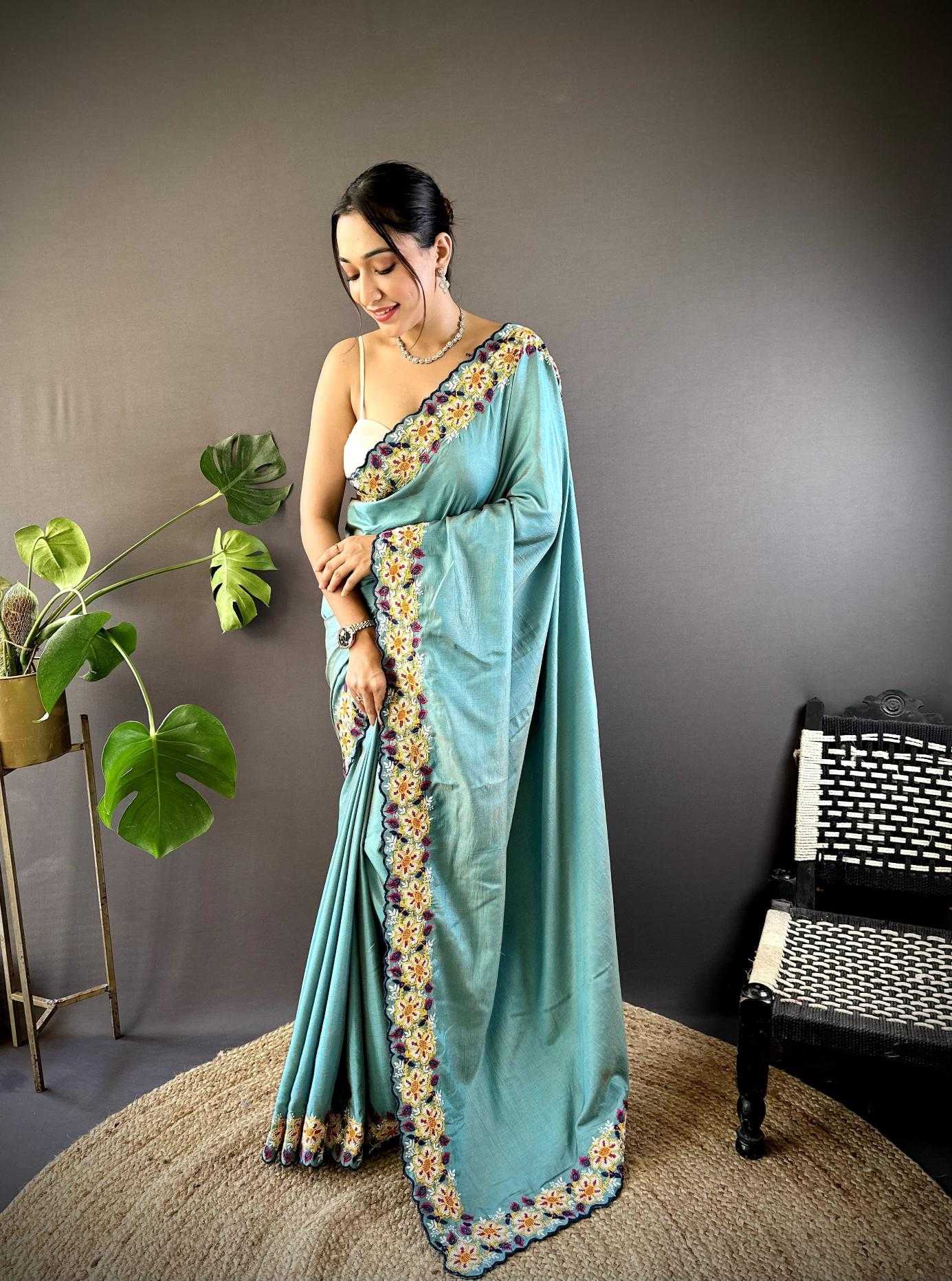 Ynf Cotton RIN209 floral butta 2 Sarees Wedding Collections Festive Collections Wholesale Designer Sarees Cutwork Saree Cotton Sarees Manufacturer