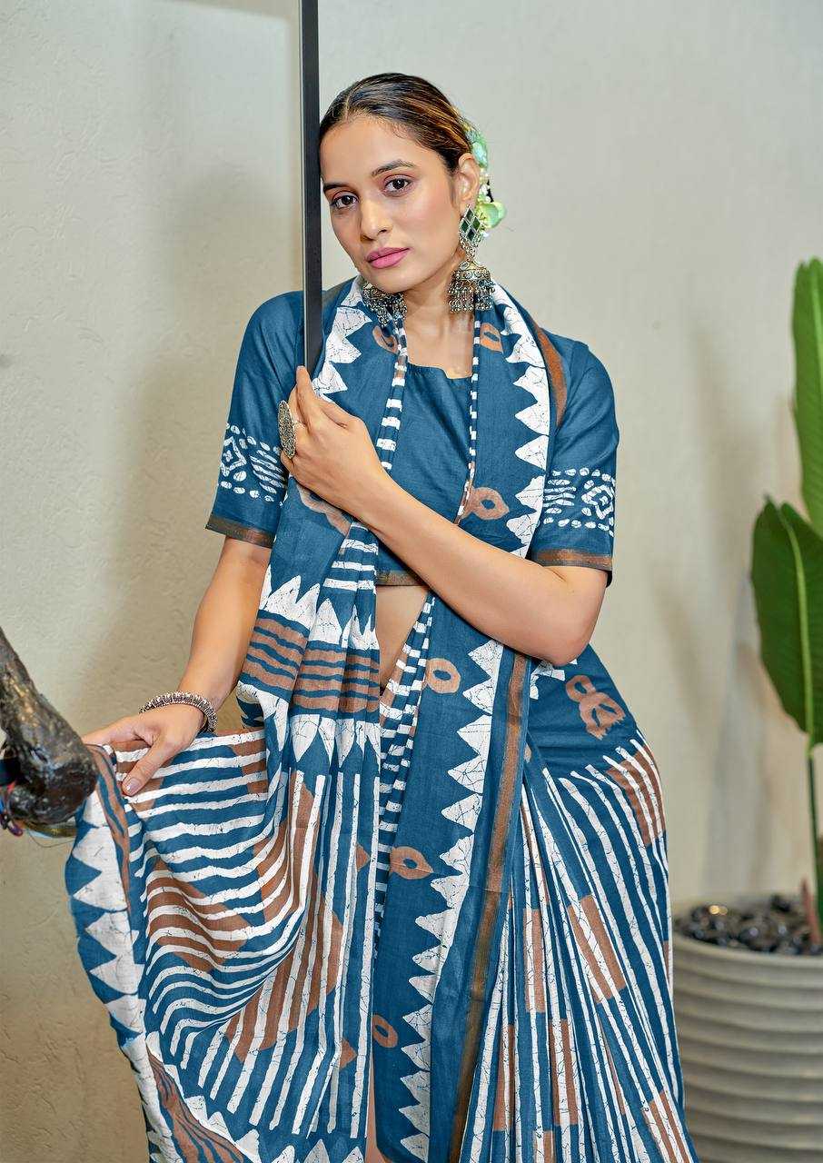 Ynf Cotton RIN229 83 Sarees Wholesale Designer Sarees Printed Cotton Saree Cotton Sarees Manufacturer