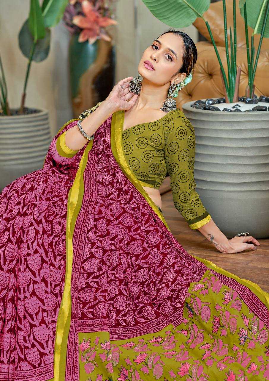 Ynf Cotton RIN229 83 Sarees Wholesale Designer Sarees Printed Cotton Saree Cotton Sarees Manufacturer