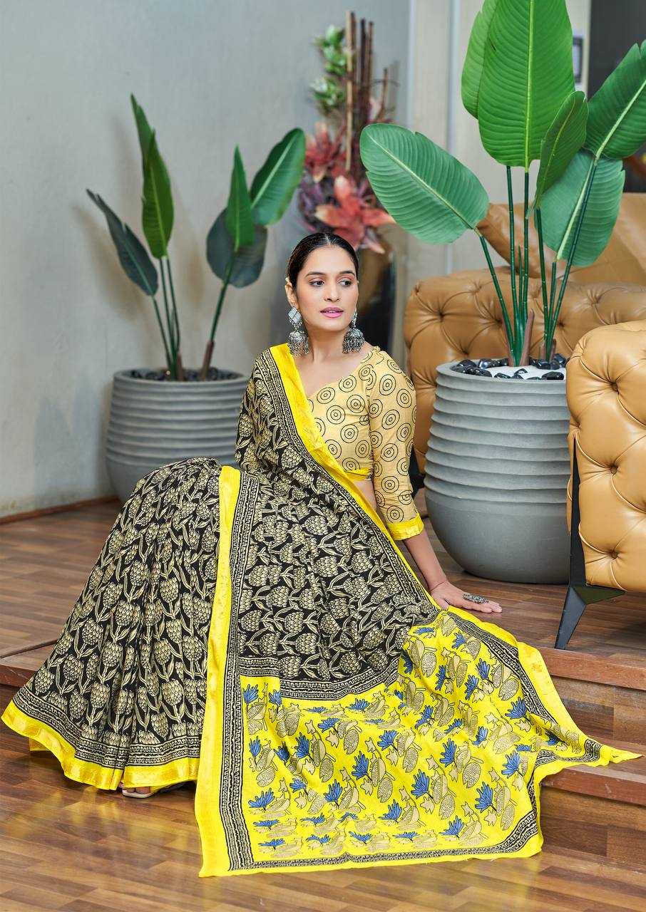 Ynf Cotton RIN229 83 Sarees Wholesale Designer Sarees Printed Cotton Saree Cotton Sarees Manufacturer