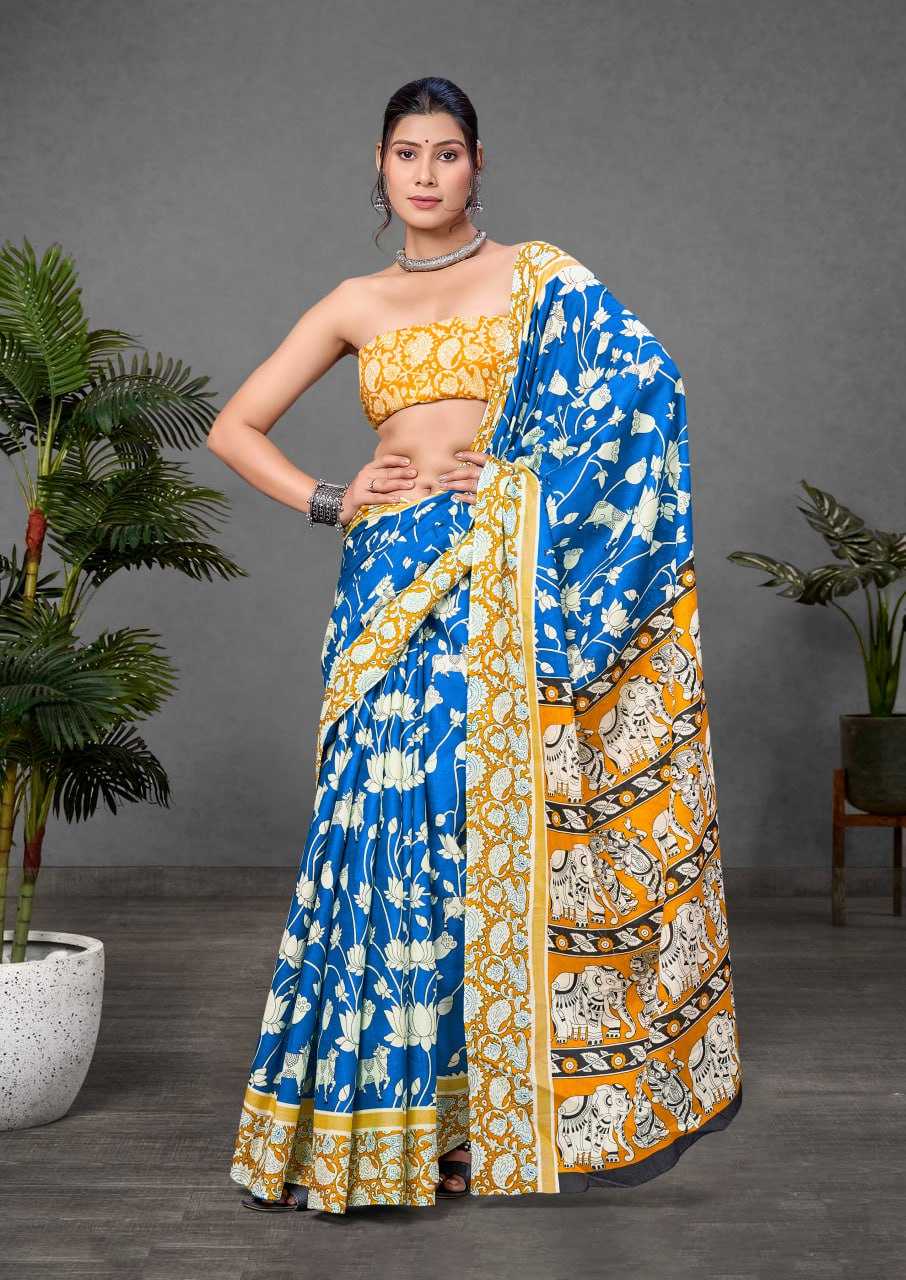 Ynf Cotton RIN229 90 Sarees Wholesale Designer Sarees Printed Sarees Cotton Sarees Manufacturer