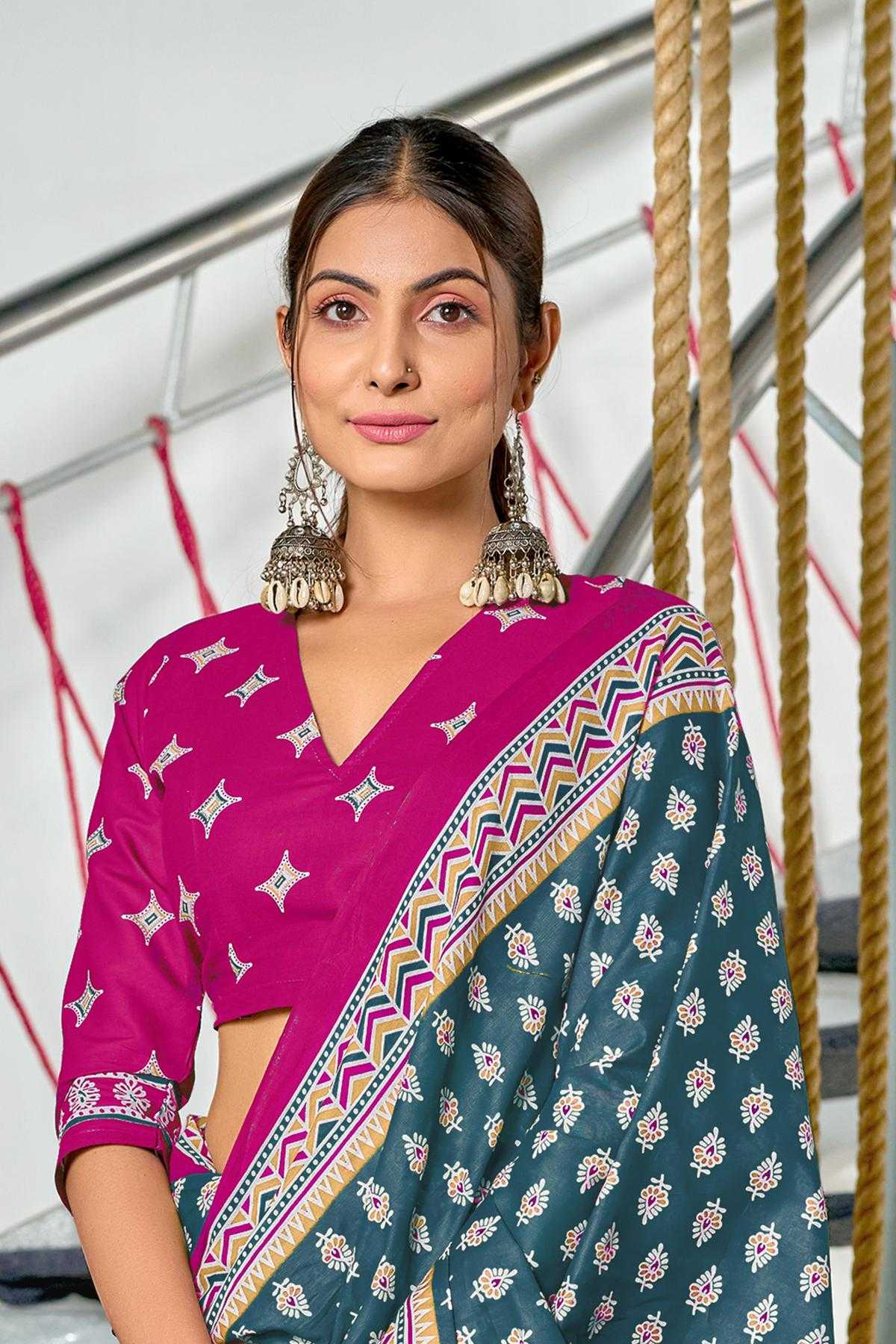 Ynf Cotton RIN229 RACHITA Sarees Wholesale Printed Cotton Saree Cotton Sarees Mulmul Cotton Sarees Manufacturer