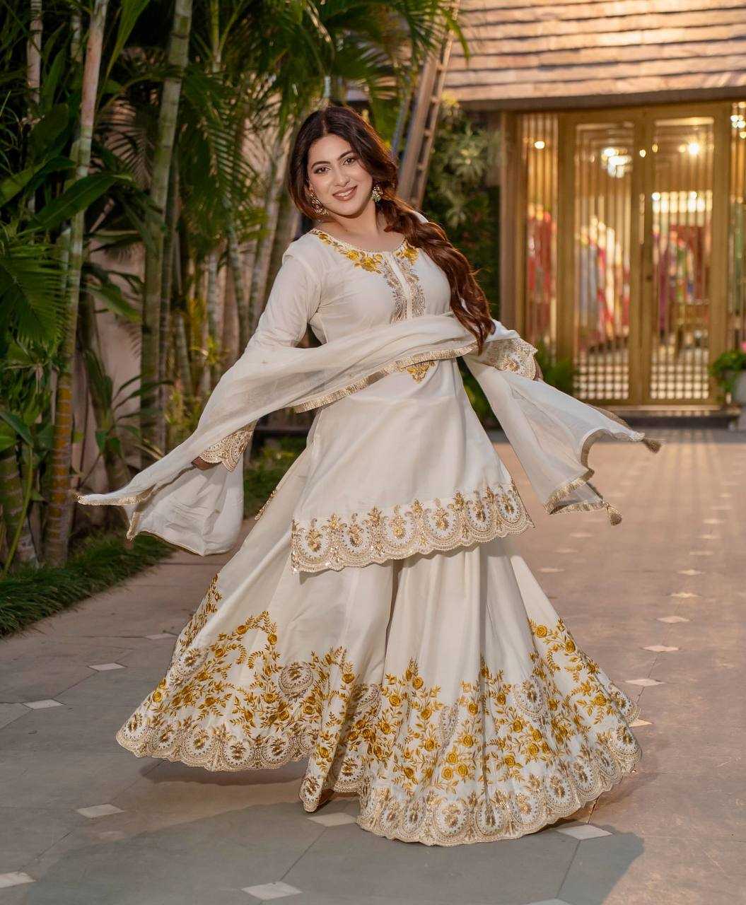 Ynf Crepe KESH461 1704 Suits & Dresses Wholesale Sharara Salwar Suits Party wear suits Wedding Suits Manufacturer