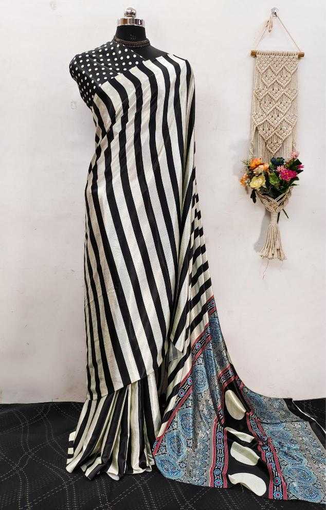 Ynf Crepe KESH484 306 Sarees Wedding Collections Festive Collections Wholesale Designer Sarees Printed Sarees Ajrakh Sarees Manufacturer