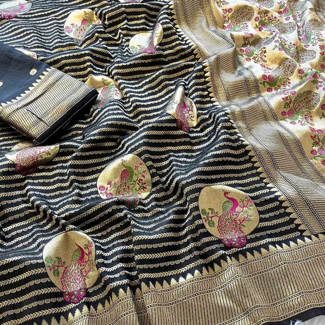Ynf Crepe Silk KESH484 339 Silk Sarees Wedding Collections Festive Collections Wholesale Khadi Silk Sarees Crepe Silk Saree Designer Silk Sarees Manufacturer