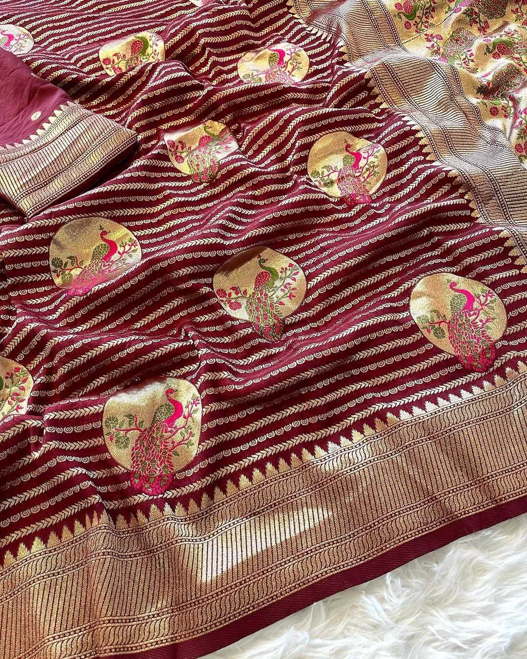 Ynf Crepe Silk KESH484 339 Silk Sarees Wedding Collections Festive Collections Wholesale Khadi Silk Sarees Crepe Silk Saree Designer Silk Sarees Manufacturer