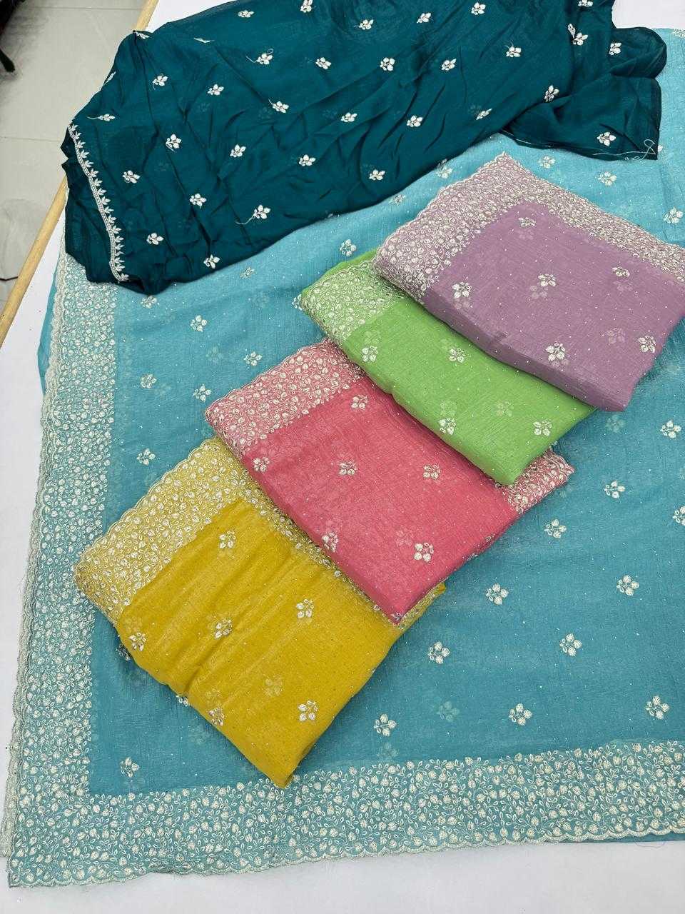 Ynf Crunchi KESH114 2124 Sarees Wedding Collections Festive Collections Wholesale Designer Sarees Stone Work Saree Zari Border Sarees Manufacturer