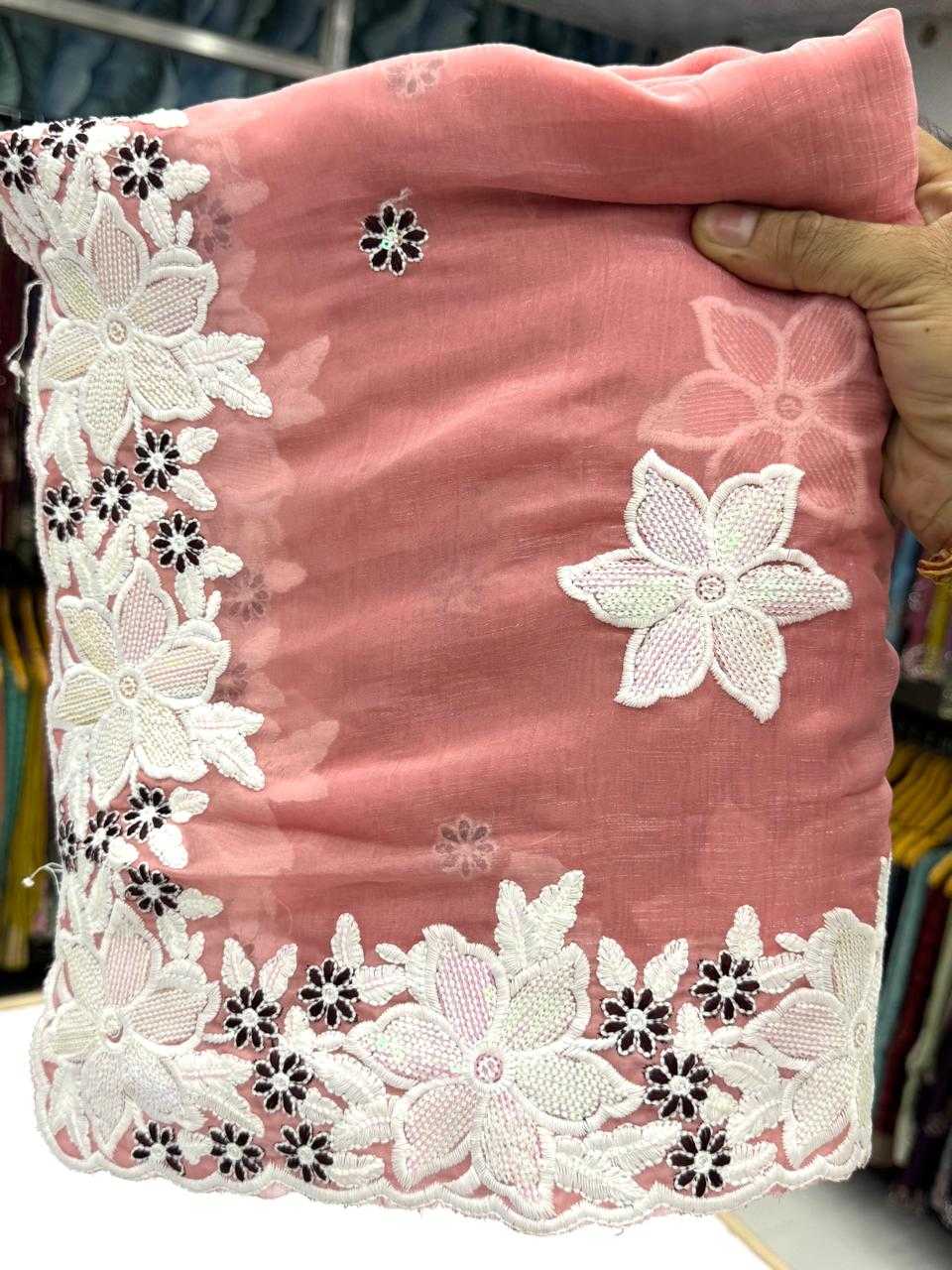 Ynf Crunchi KESH114 2797 Sarees Wedding Collections Festive Collections Wholesale Embroidered Sarees Cutwork Saree Manufacturer