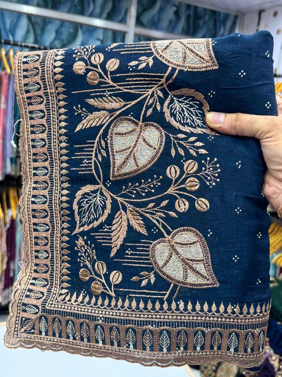 Ynf Crunchi KESH114 4237 Sarees Wedding Collections Festive Collections Wholesale Designer Sarees Embroidered Sarees Zari Border Sarees Manufacturer