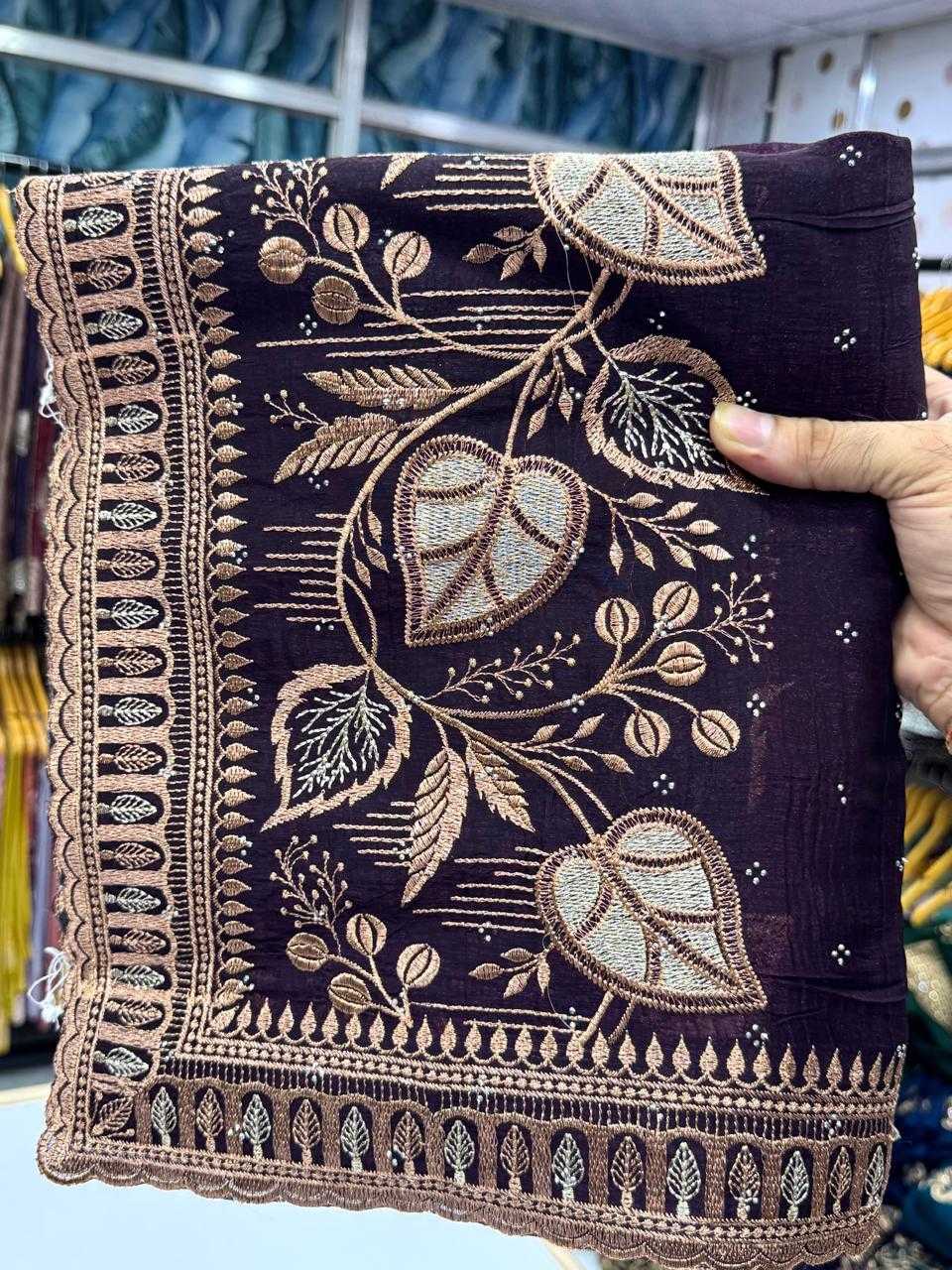 Ynf Crunchi KESH114 4237 Sarees Wedding Collections Festive Collections Wholesale Designer Sarees Embroidered Sarees Zari Border Sarees Manufacturer