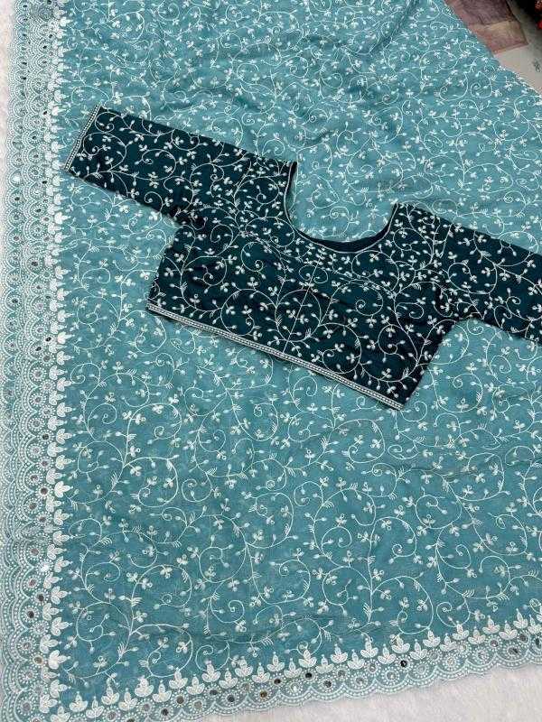 Ynf Crunchi KESH114 4724 Sarees Wedding Collections Festive Collections Wholesale Designer Sarees Mirror Work Saree Wedding Outfits Manufacturer