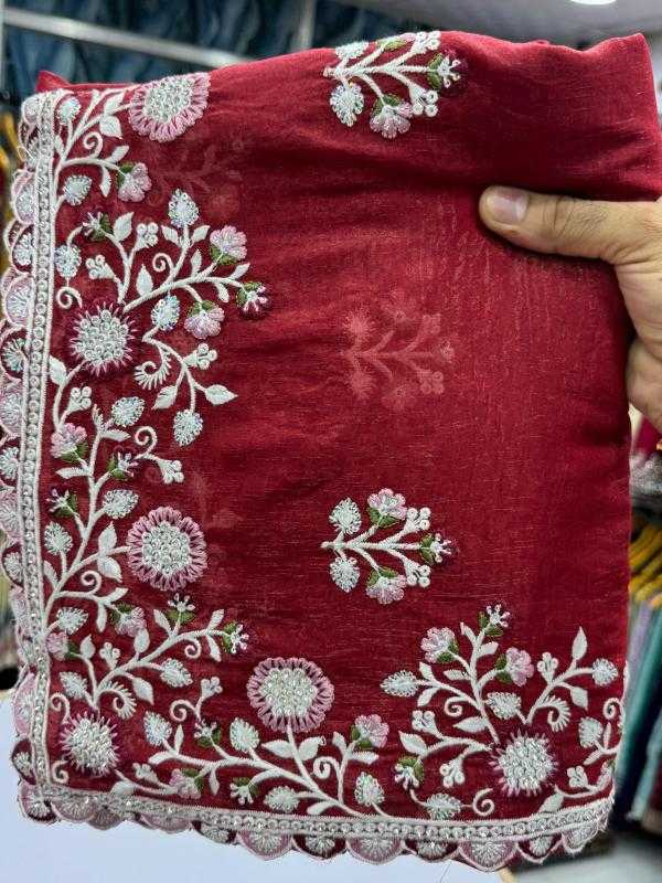 Ynf Crunchi KESH114 6368 Sarees Wedding Collections Festive Collections Wholesale Sequence Sarees Stone Work Saree Wedding Outfits Manufacturer