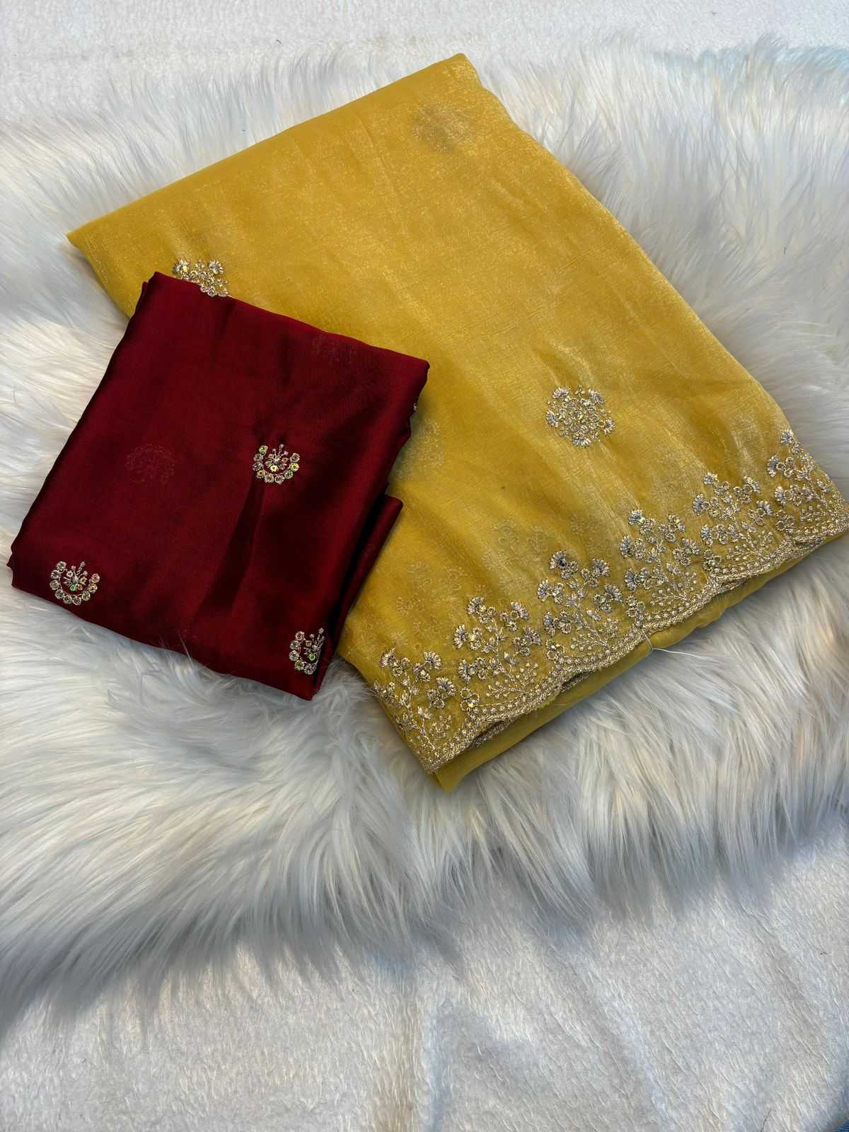 Ynf Crunchi RIN199 304 Sarees Wedding Collections Festive Collections Wholesale Designer Sarees Embroidered Sarees Wedding Outfits Manufacturer