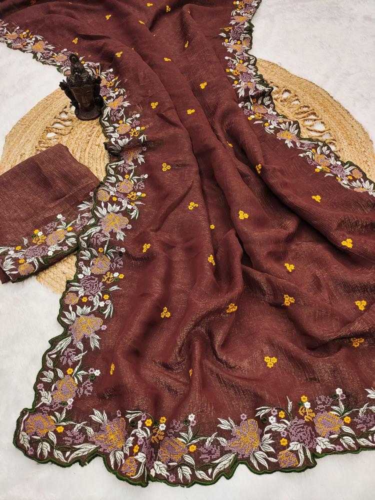 Ynf Crush Silk RIN118 308 Silk Sarees Wedding Collections Festive Collections Wholesale Soft Silk Sarees Designer Silk Sarees Embroidered Silk Sarees Manufacturer