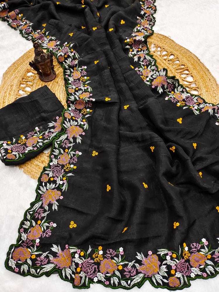 Ynf Crush Silk RIN118 308 Silk Sarees Wedding Collections Festive Collections Wholesale Soft Silk Sarees Designer Silk Sarees Embroidered Silk Sarees Manufacturer