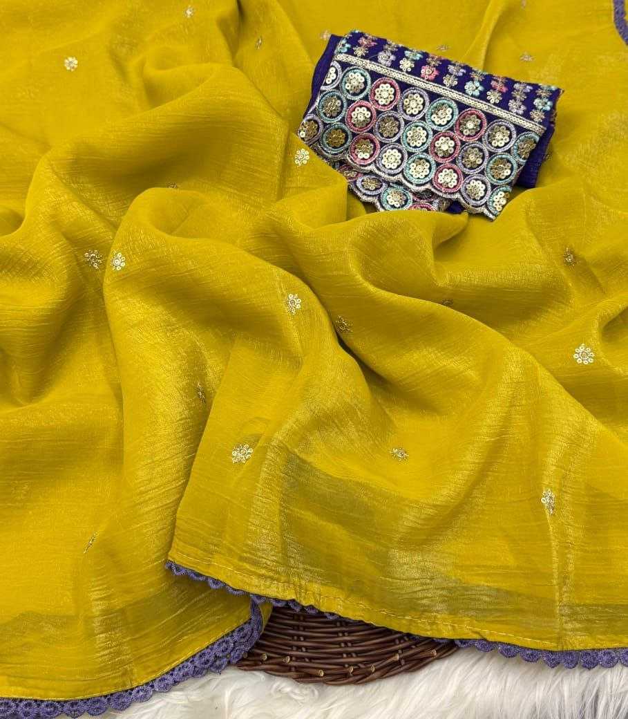 Ynf Crush Silk RIN171 887 Sarees Wholesale Designer Sarees Sequins Work Saree Manufacturer