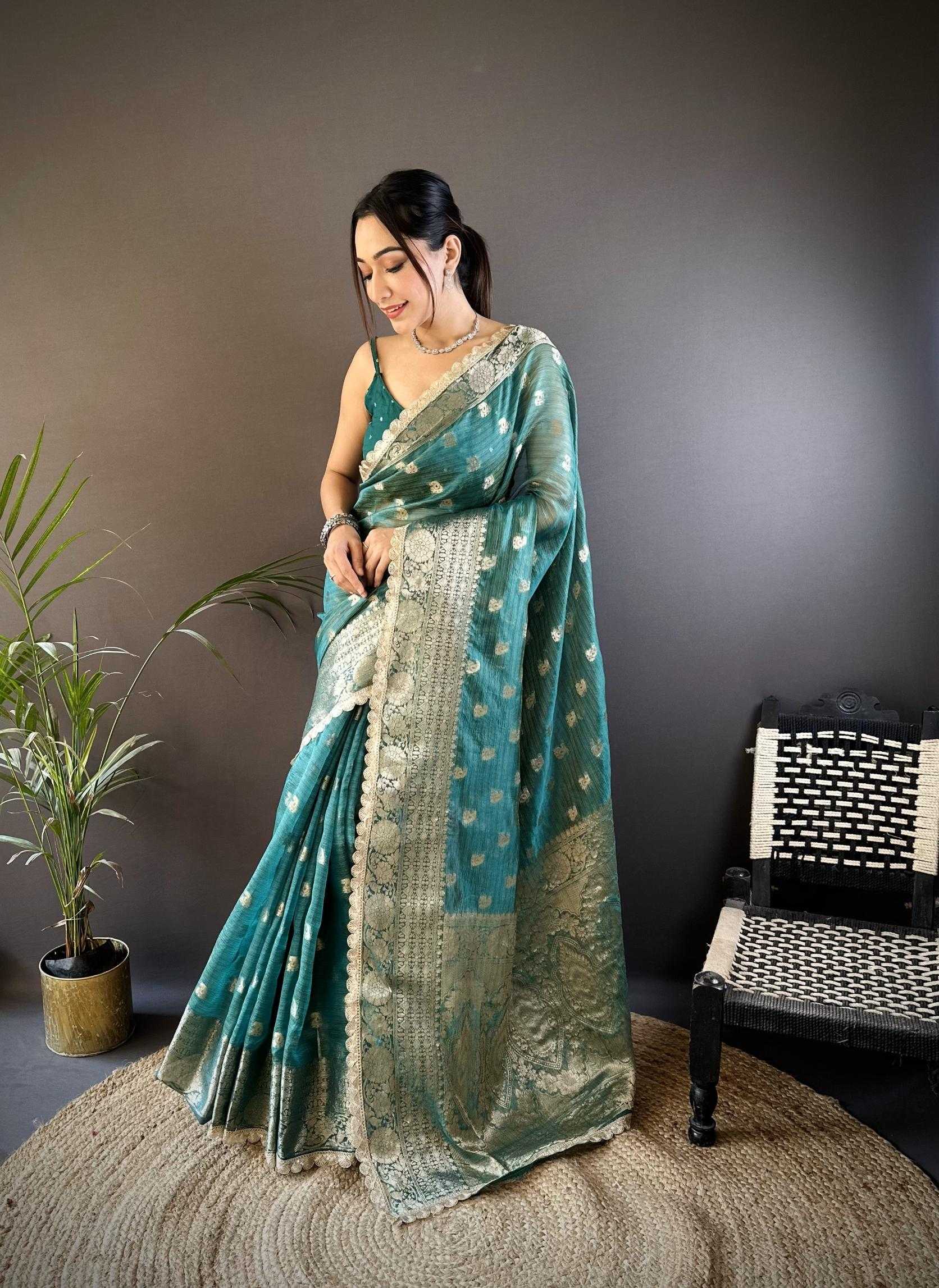 Ynf Crush Silk RIN211 Mohini-Vol-17 Sarees Wholesale Designer Sarees Fancy Sarees Tissue Silk Saree Manufacturer