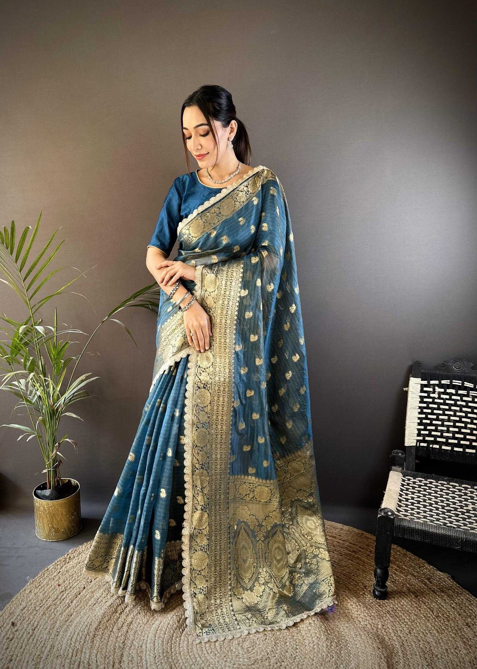 Ynf Crush Silk RIN211 Mohini-Vol-17 Sarees Wholesale Designer Sarees Fancy Sarees Tissue Silk Saree Manufacturer