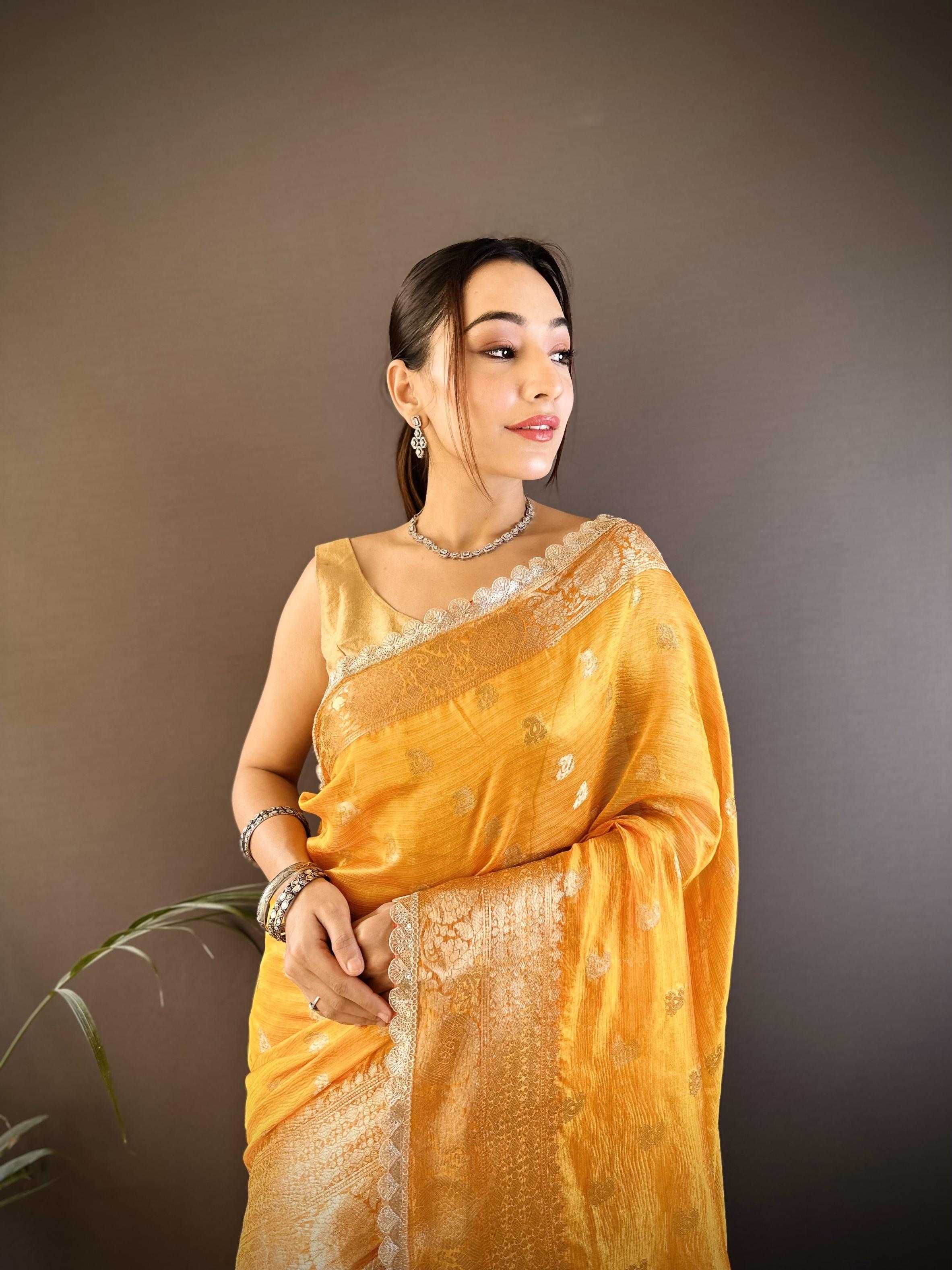 Ynf Crush Silk RIN211 Mohini-Vol-17 Sarees Wholesale Designer Sarees Fancy Sarees Tissue Silk Saree Manufacturer
