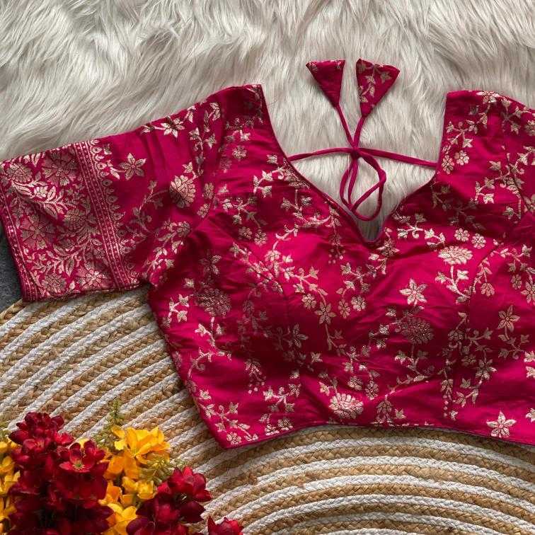 Ynf Dola Silk KESH426 PINKI-25 Readymade Blouses Wholesale Blouse Designer Blouse Silk Blouse Manufacturer
