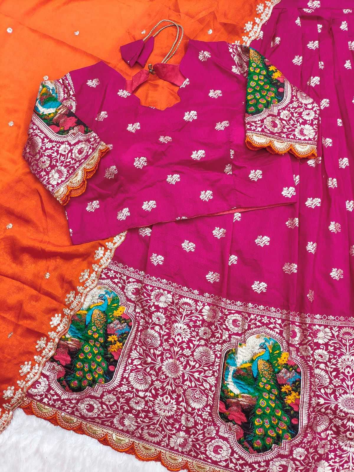 Ynf Dola Silk KESH493 102 Lehengas Wholesale Designer Lehenga Silk Lehenga Embroidered Lehenga Manufacturer