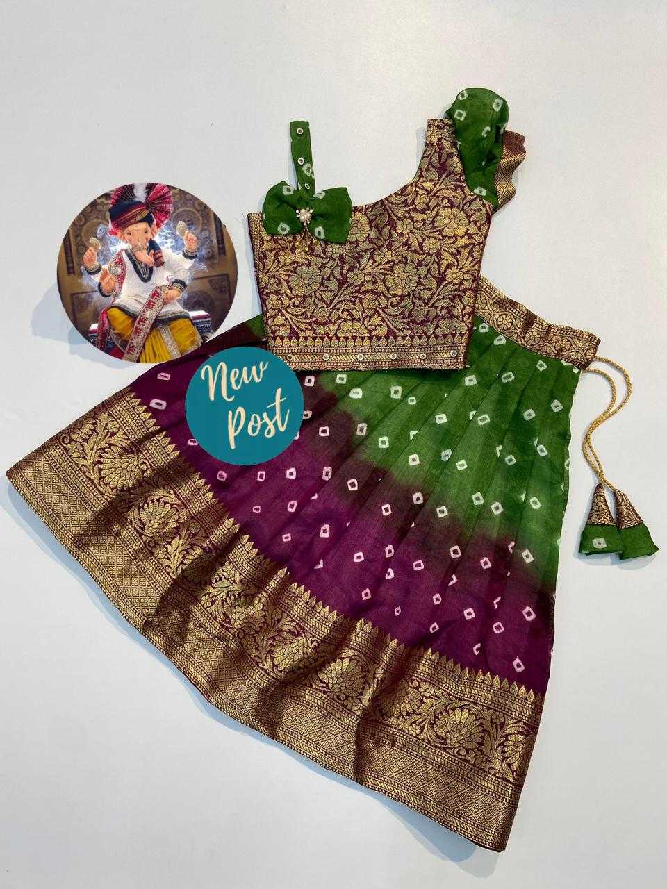 Ynf Dola Silk KESH493 308 Kids Wear Wholesale Kids Lehenga Kids Lehenga Choli Baby Girl Lehenga Manufacturer