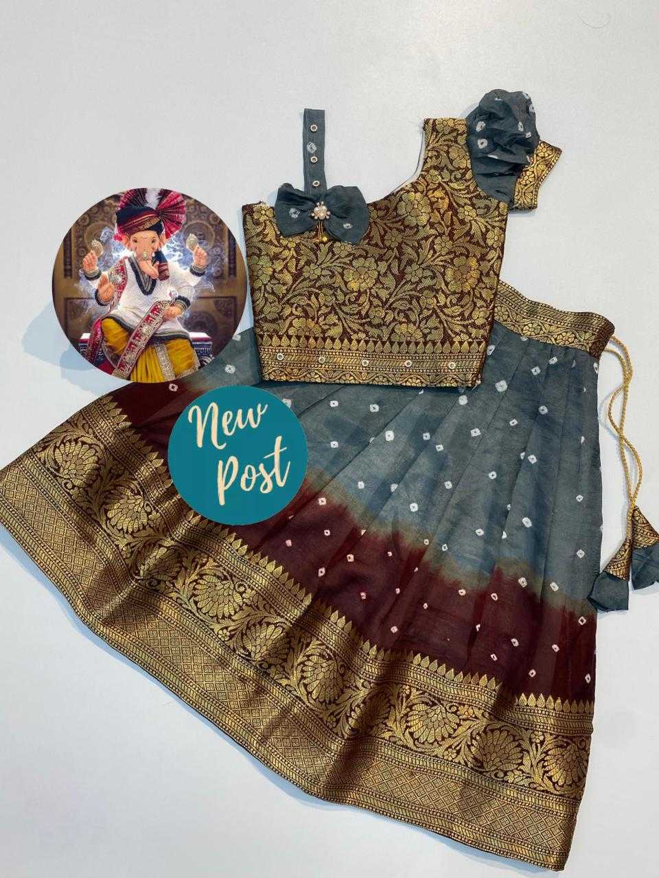 Ynf Dola Silk KESH493 308 Kids Wear Wholesale Kids Lehenga Kids Lehenga Choli Baby Girl Lehenga Manufacturer