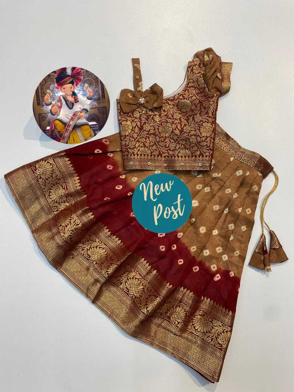 Ynf Dola Silk KESH493 308 Kids Wear Wholesale Kids Lehenga Kids Lehenga Choli Baby Girl Lehenga Manufacturer