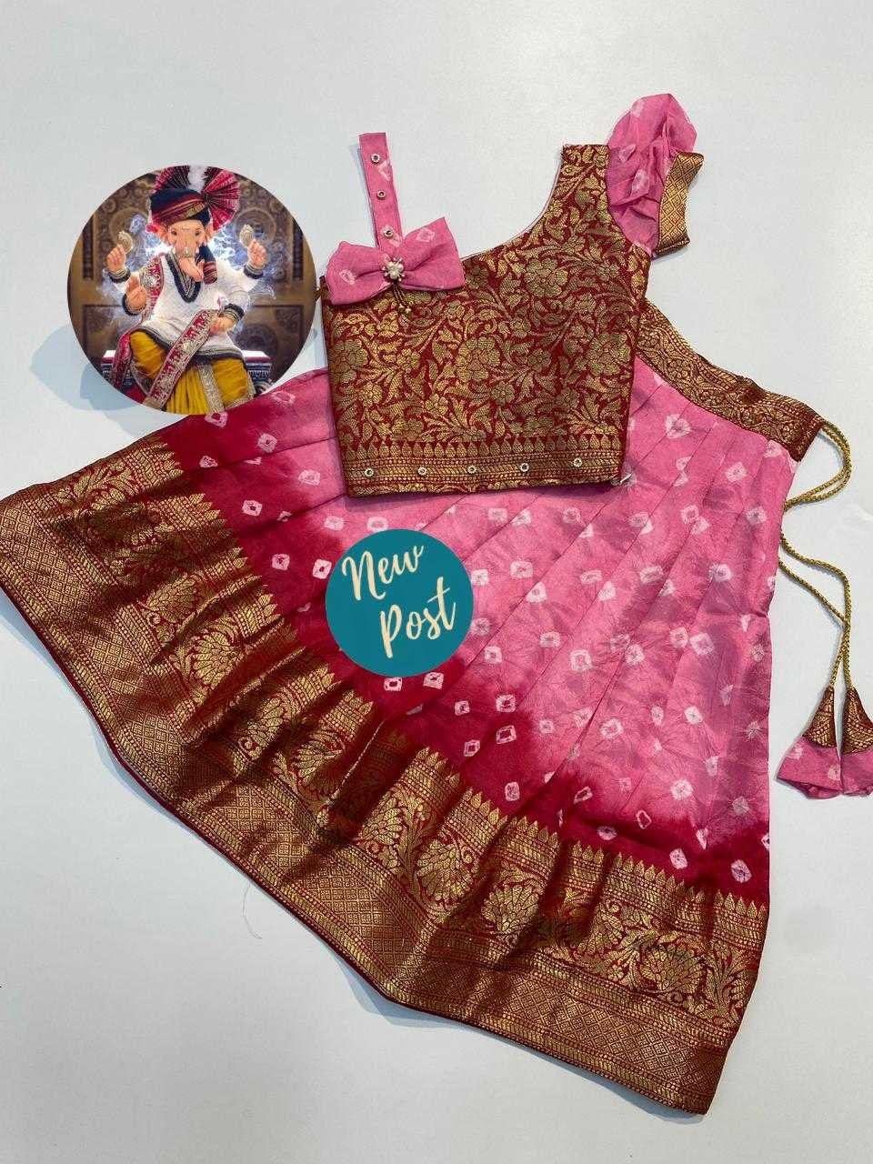 Ynf Dola Silk KESH493 308 Kids Wear Wholesale Kids Lehenga Kids Lehenga Choli Baby Girl Lehenga Manufacturer