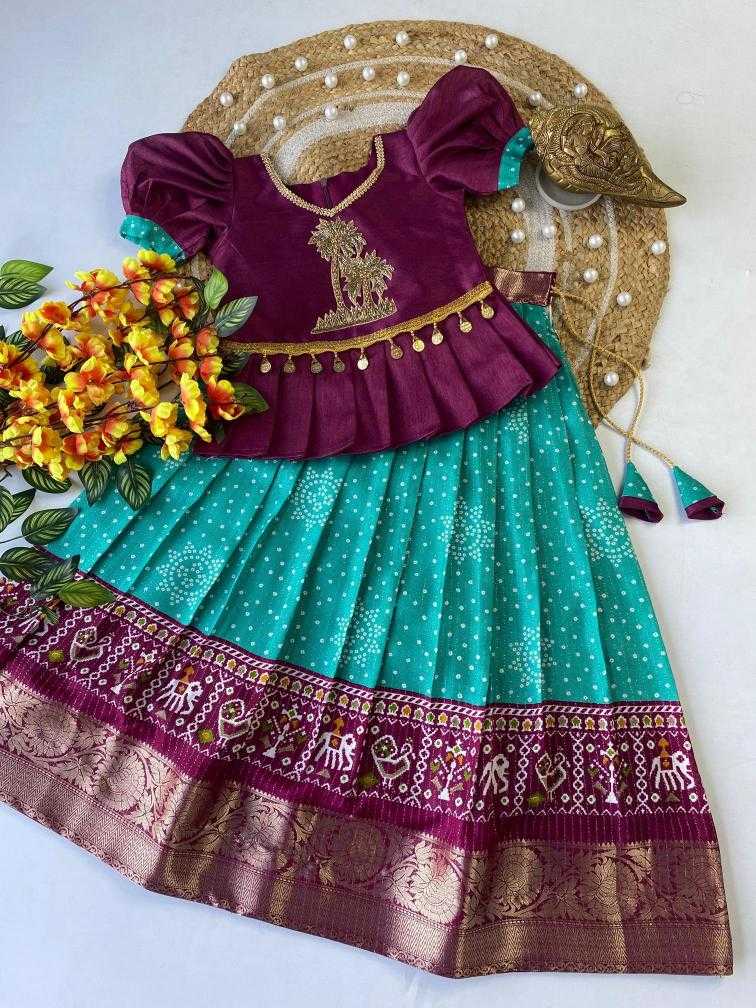 Ynf Dola Silk KESH493 Hit design Kids Wear Wholesale Kids Lehenga Kids Lehenga Choli Baby Girl Lehenga Manufacturer