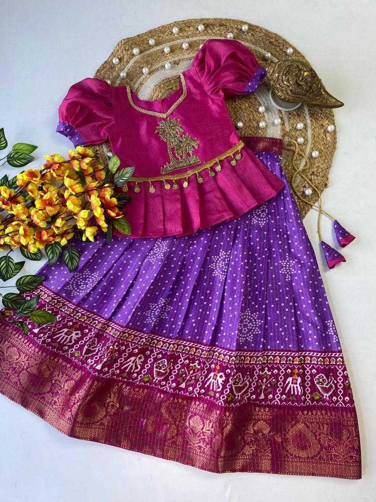 Ynf Dola Silk KESH493 Hit design Kids Wear Wholesale Kids Lehenga Kids Lehenga Choli Baby Girl Lehenga Manufacturer