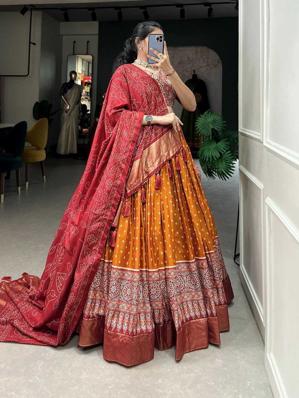 Ynf Dola Silk KESH495 402 Lehengas Festive Collections Wholesale Fancy Lehenga Rajwada Lehenga Navratri Chaniya Choli Manufacturer