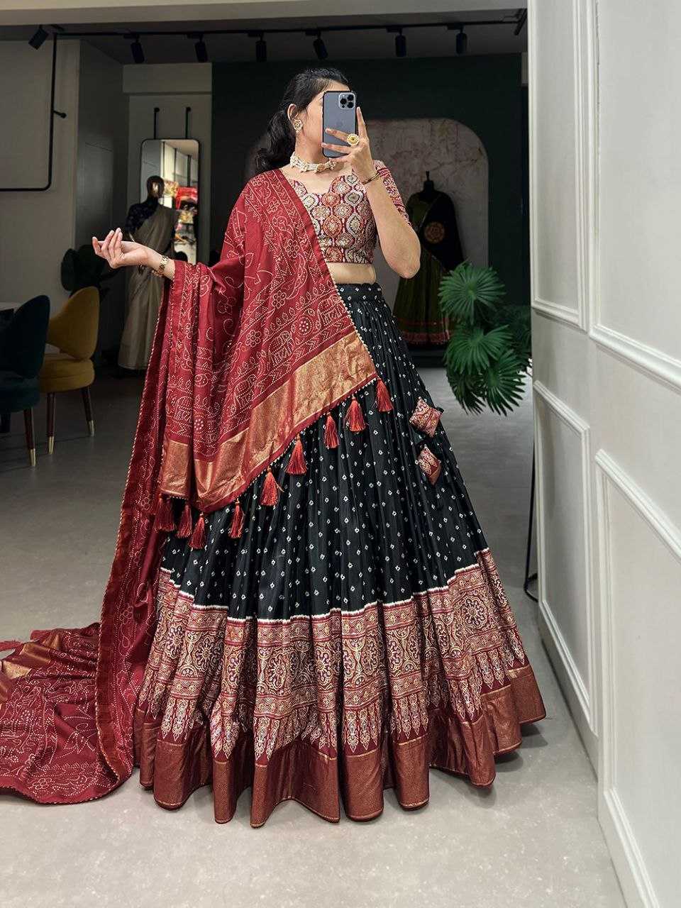 Ynf Dola Silk KESH495 402 Lehengas Festive Collections Wholesale Fancy Lehenga Rajwada Lehenga Navratri Chaniya Choli Manufacturer
