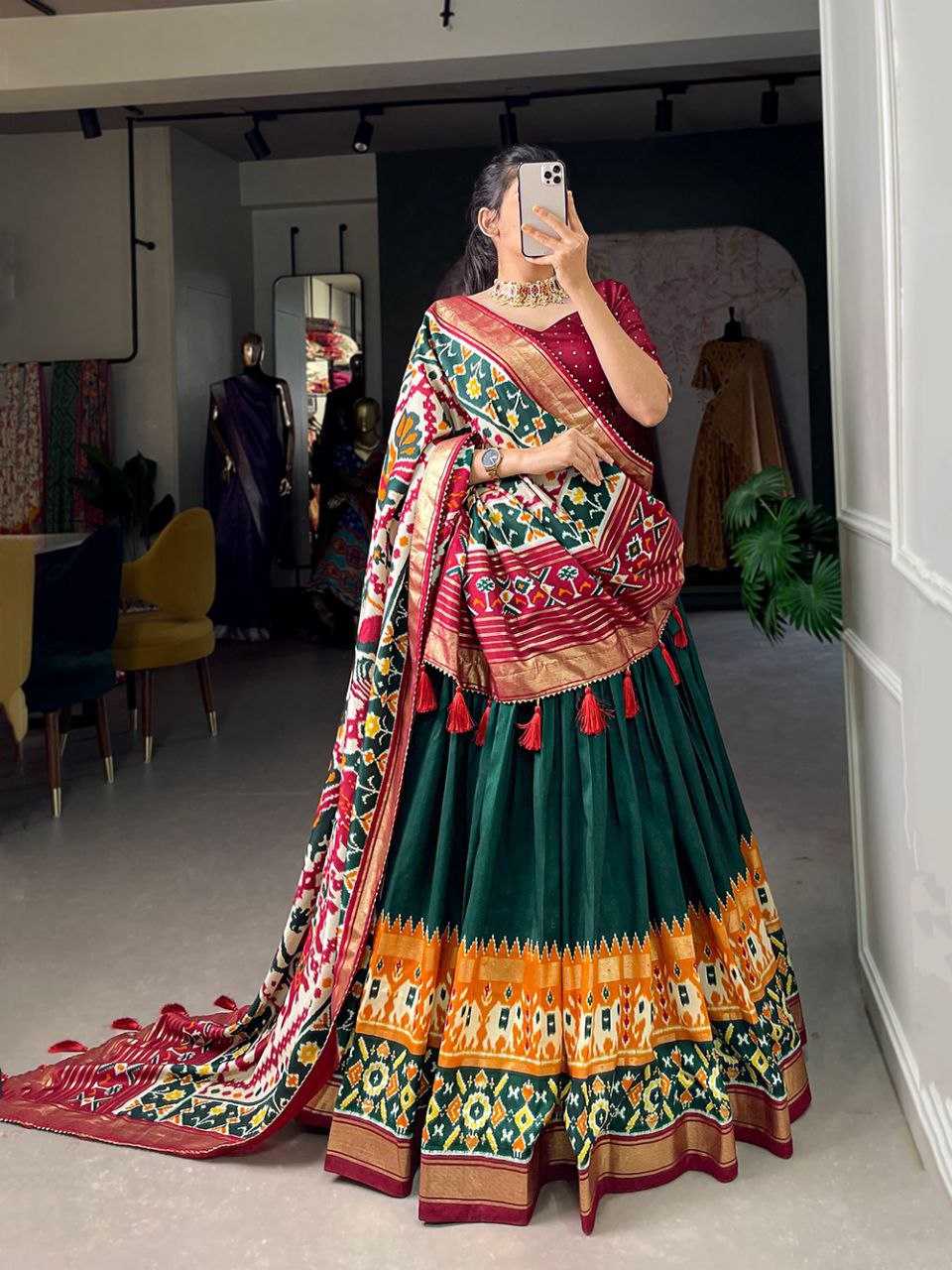 Ynf Dola Silk KESH495 403 Lehengas Festive Collections Wholesale Fancy Lehenga Rajwada Lehenga Lehenga With Cancan Navratri Chaniya Choli Manufacturer