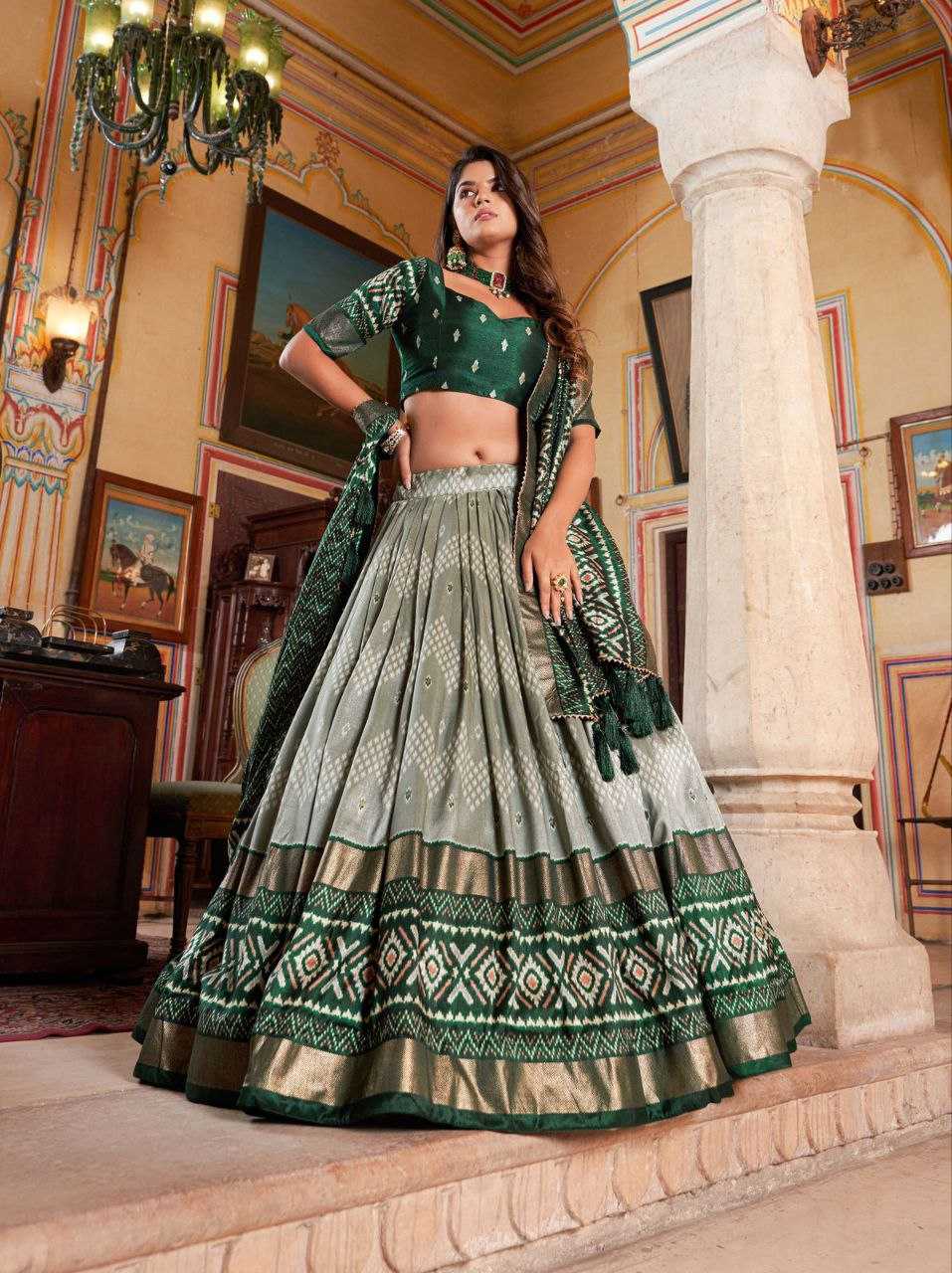 Ynf Dola Silk KESH495 406 Lehengas Wholesale Fancy Lehenga Chaniya Choli Lehenga With Cancan Manufacturer