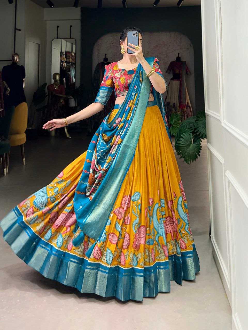 Ynf Dola Silk KESH495 Portals Lehengas Wholesale Fancy Lehenga Rajwada Lehenga Chaniya Choli Lehenga With Cancan Manufacturer