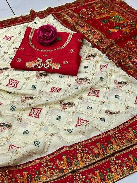 Ynf Dola Silk RIN144 PANETAR PATOLA - 3 Silk Sarees Wedding Collections Festive Collections Wholesale Dola Silk Sarees Designer Silk Sarees Embroidered Silk Sarees Manufacturer