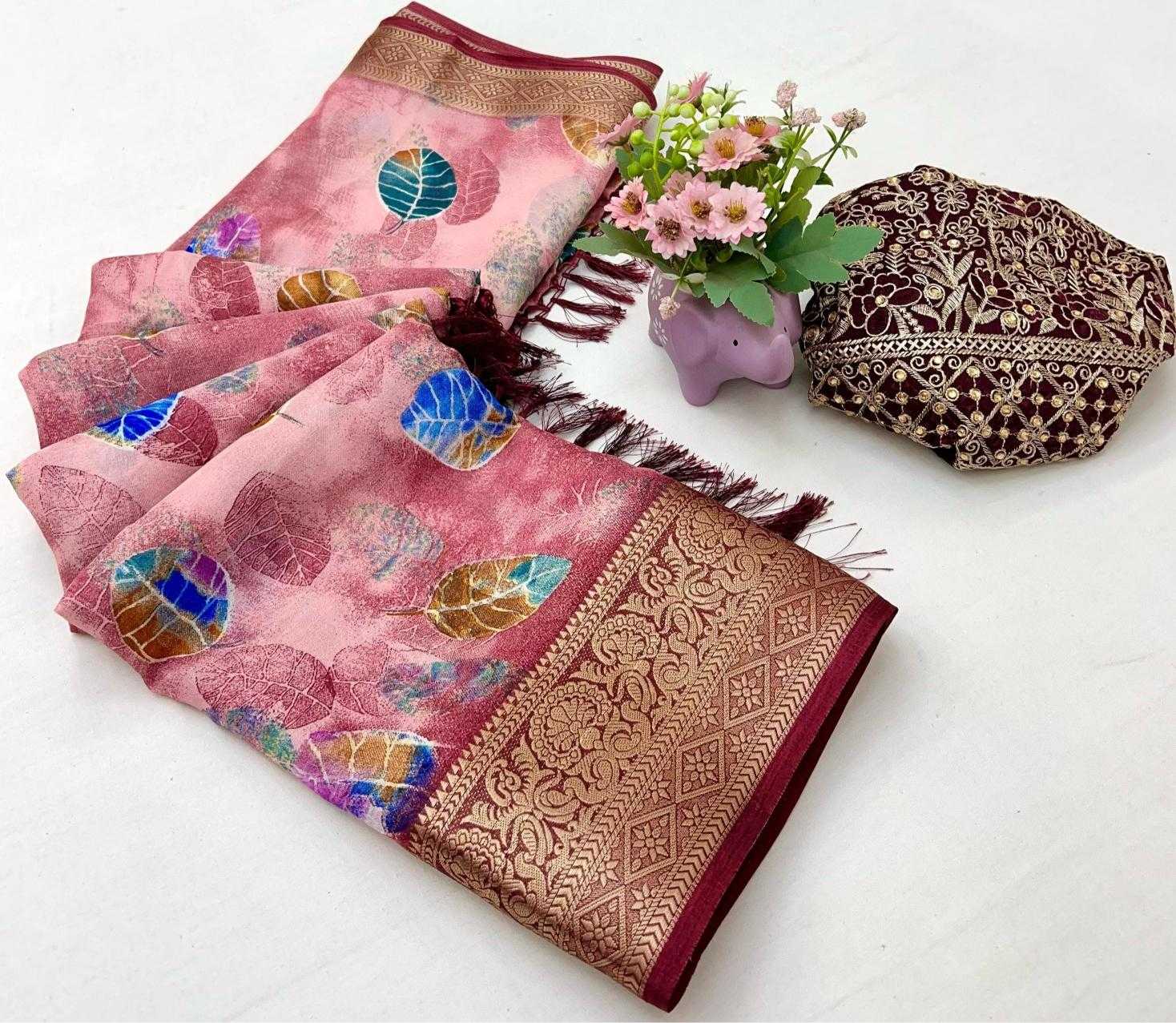 Ynf Dull Moss RIN209 Aangan Sarees Wedding Collections Festive Collections Wholesale Designer Sarees Printed Sarees Zari Border Sarees Manufacturer
