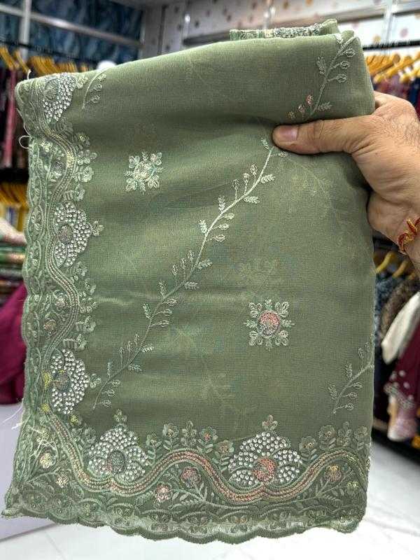 Ynf Fancy KESH114 5510 Sarees Wedding Collections Festive Collections Wholesale Designer Sarees Embroidered Sarees Stone Work Saree Manufacturer