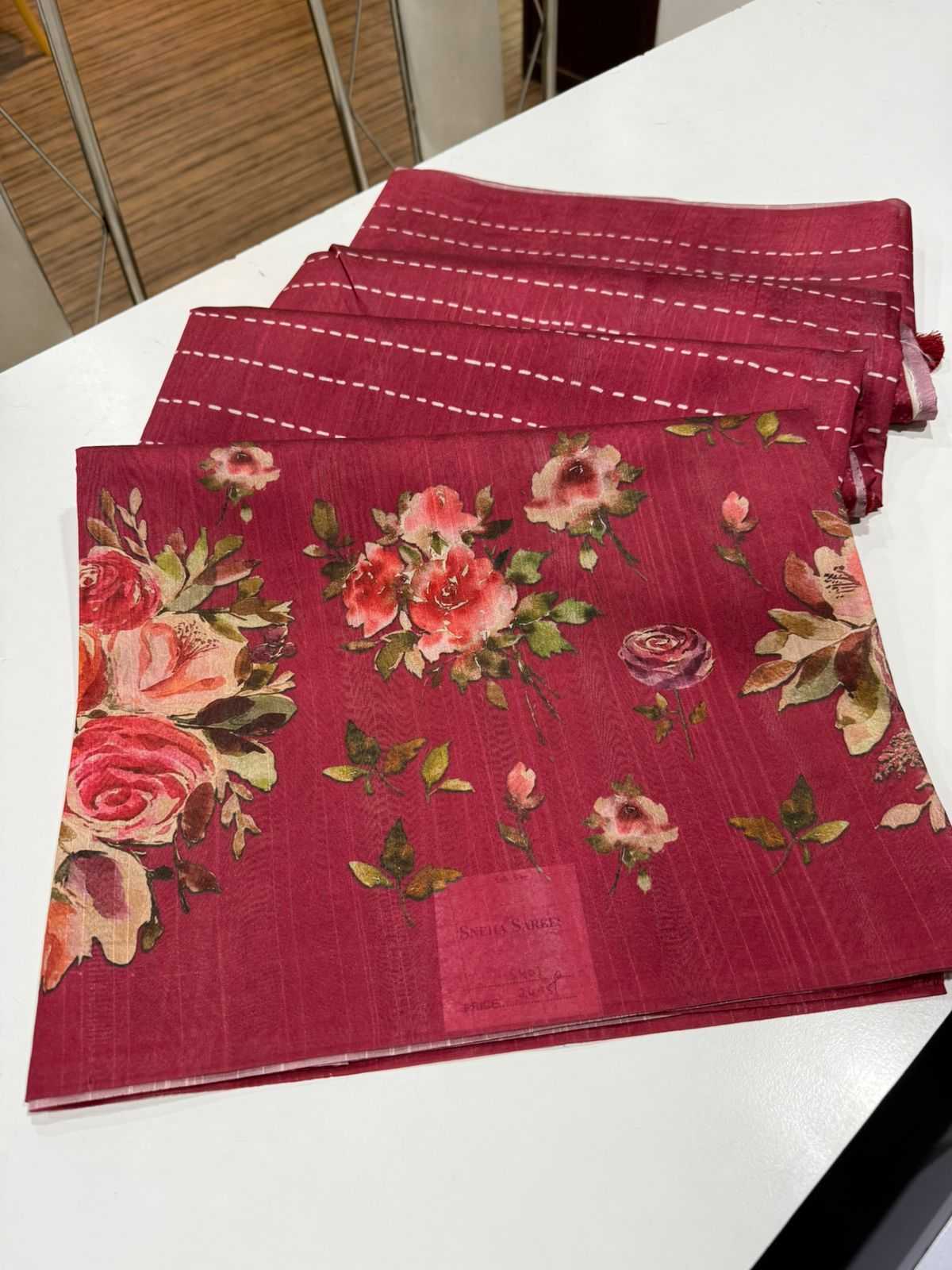Ynf Fancy KESH484 pallu Floral Sarees Wholesale Designer Sarees Traditional Sarees Tussar Sarees Manufacturer