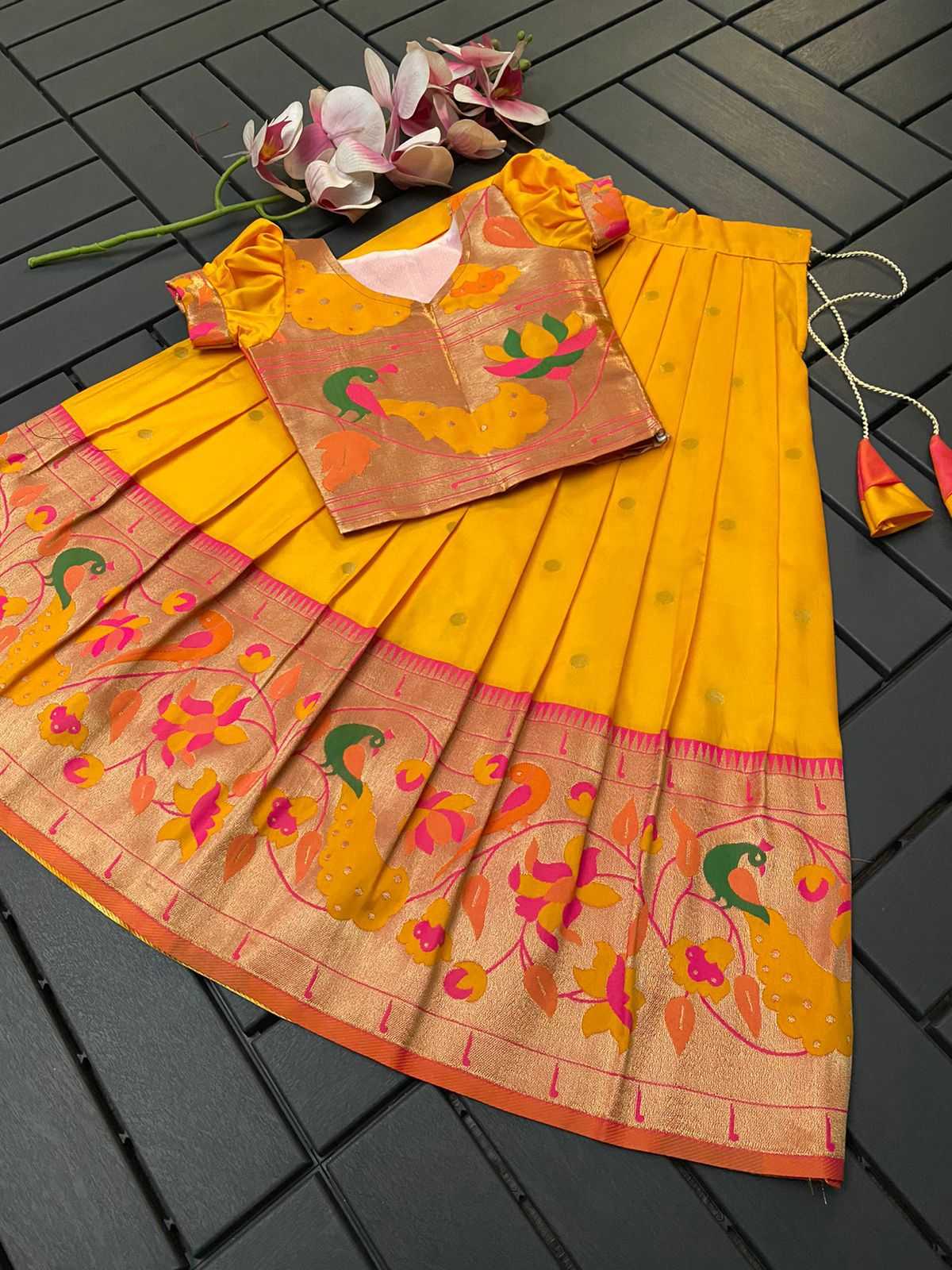Ynf Fancy KESH493 Per Size Kids Wear Wholesale Kids Lehenga Kids Lehenga Choli Baby Girl Lehenga Manufacturer