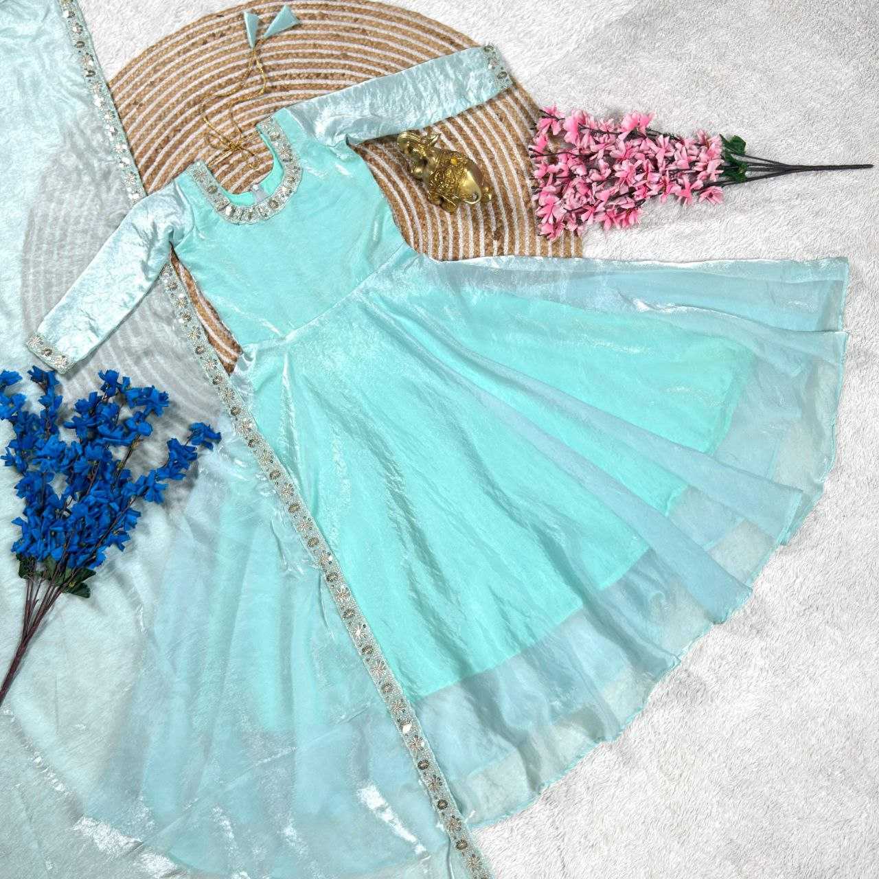 Ynf Fancy KESH505 352 Kids Wear Wholesale Kids Gown Kids Wedding Outfits Manufacturer