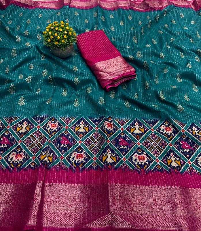 Ynf Fancy RIN203 Patola gold Sarees Wedding Collections Wholesale Designer Sarees Printed Sarees Zari Border Sarees Manufacturer