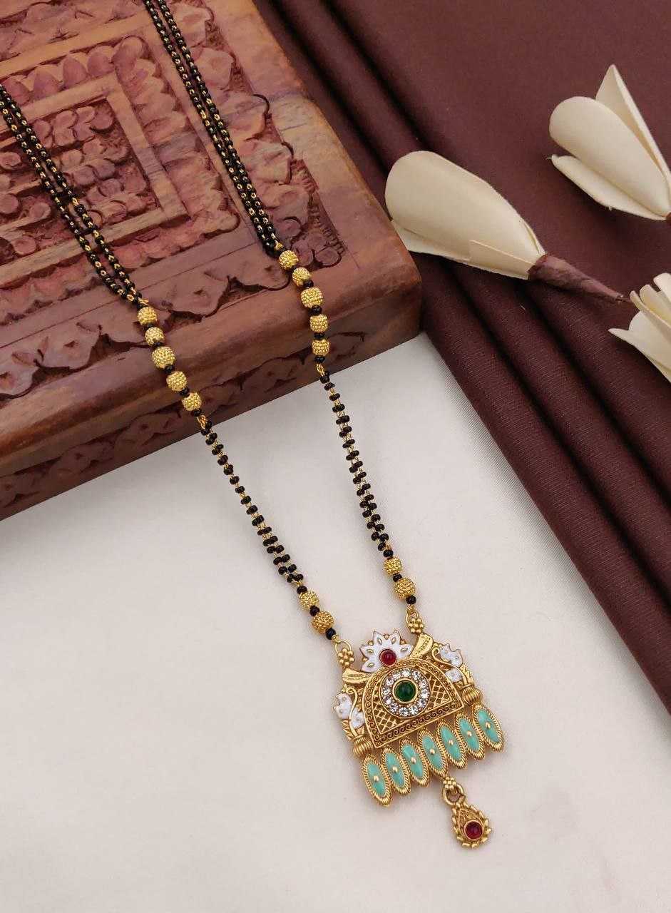 Ynf Fancy Womens Jewellery Wholesale Mangalsutras Gold Chains Matte Finish Jewelry Manufacturer