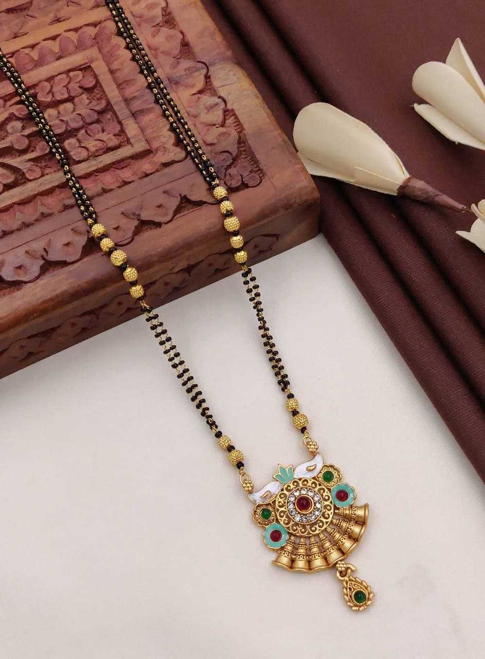 Ynf Fancy Womens Jewellery Wholesale Mangalsutras Gold Chains Matte Finish Jewelry Manufacturer