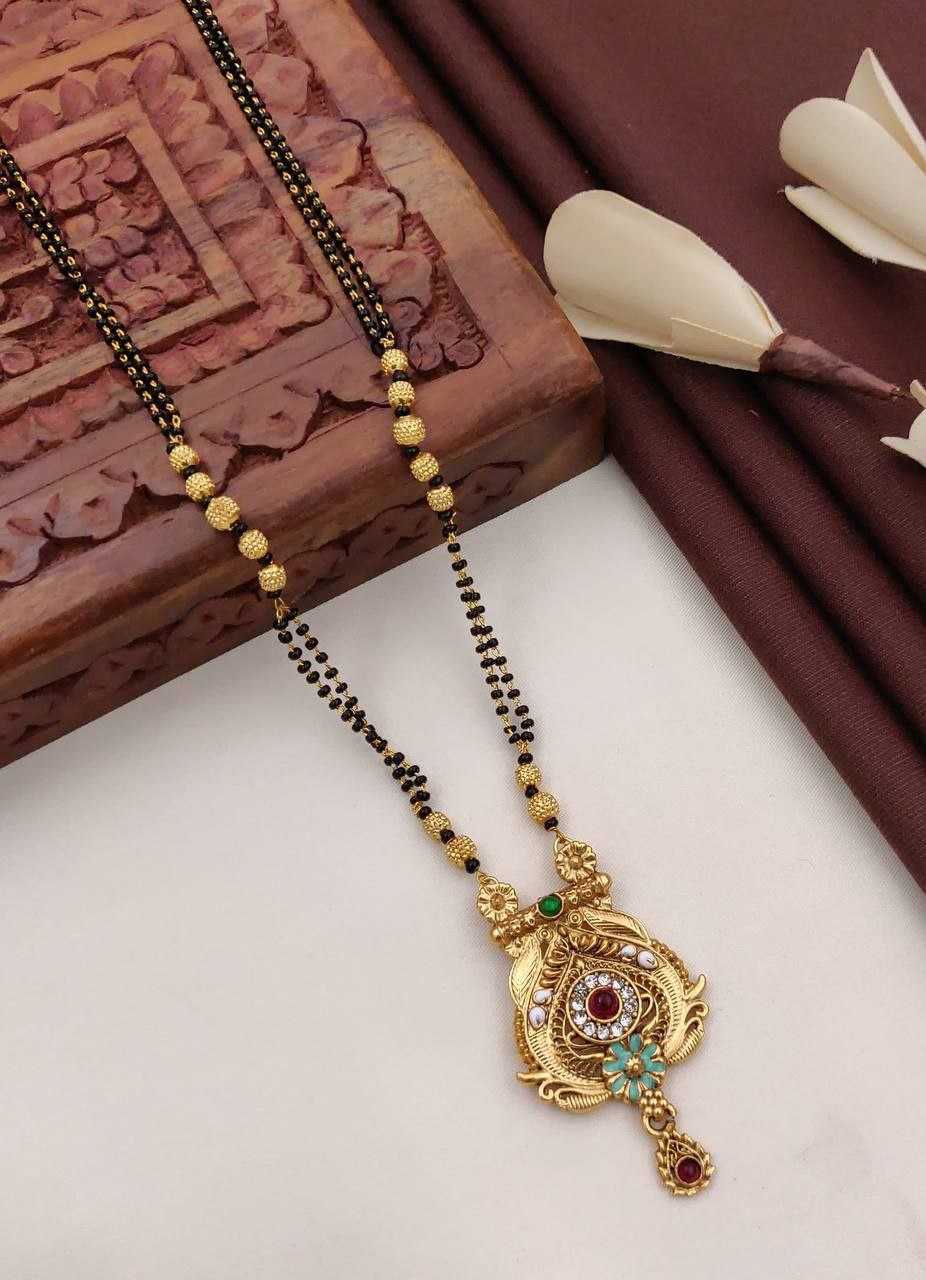Ynf Fancy Womens Jewellery Wholesale Mangalsutras Gold Chains Matte Finish Jewelry Manufacturer